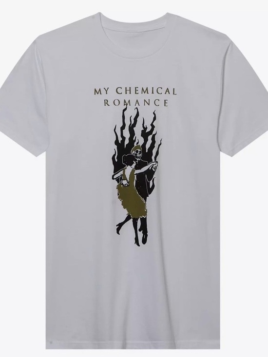 Hot Topic Tops - *NWT My Chemical Romance Fire Dance Graphic Tee - White